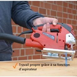 Hecht Jardin 1569 Scie Sauteuse Pendulaire Professionnelle 810 W LED -Scie électrique portative Soldes 10088638 2