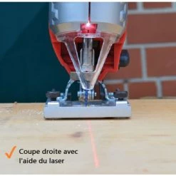 Hecht Jardin 1569 Scie Sauteuse Pendulaire Professionnelle 810 W LED -Scie électrique portative Soldes 10088638 5