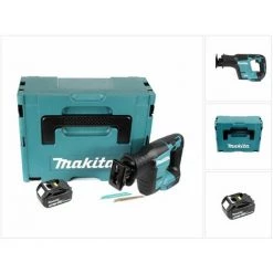 Makita DJR 188 RTJ 18 V Brushless Li-ion Scie Récipro Sans Fil Avec Coffret De Transport Makpac + 1x Batterie Makita BL 1850 5,0 Ah / 5000 MAh - Sans Chargeur -Scie électrique portative Soldes 10585377 3