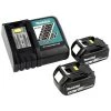 Makita DJR 188 RTJ 18 V Brushless Li-ion Scie Récipro Sans Fil Avec Coffret De Transport Makpac 2 + 2x Batteries Makita BL 1850 5,0 Ah / 5000 MAh + Chargeur Makita DC 18 RC