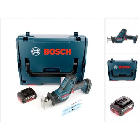Bosch GSA 18 V-LI C Professional Scie Sabre Sans Fil Avec Boîtier L-Boxx + 1x Batterie Bosch GBA 5,0 Ah - Sans Chargeur 4 Bosch GSA 18 V-LI C Professional Scie Sabre Sans Fil Avec Boîtier L-Boxx + 1x Batterie Bosch GBA 5,0 Ah - Sans Chargeur – Image 4