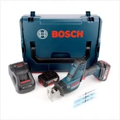 Bosch GSA 18 V-LI C Professional Scie Sabre Sans Fil Avec Boîtier L-Boxx + 2x Batteries Bosch GBA 5,0 Ah + Chargeur -Scie électrique portative Soldes 10642734 5