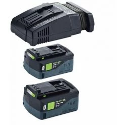 Festool HKC 55 Li EBI-Plus-SCA 18 V Scie Circulaire à Capot Basculant Sans Fil + Coffret Systainer + 2x Batteries 5,2 Ah + Chargeur ( 575675 ) -Scie électrique portative Soldes 11423708 5