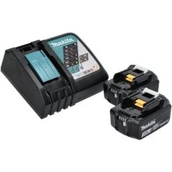 Makita DSS 611 RF1J 18V Li-ion Scie Circulaire Sans Fil 165mm + Coffret Makpac + 2x Batteries BL1830 3,0 Ah + Chargeur DC 18 RC -Scie électrique portative Soldes 11572600 5