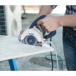 SCIE CIRCULAIRE A EAU 110 Mm 1250 W GMC -Scie électrique portative Soldes 11920319 3