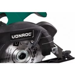 VONROC Scie Circulaire Sans Fil 150mm VPower 20V. Sans Batterie, Ni Chargeur – Lame De Scie, Guide Parallèle Inclus -Scie électrique portative Soldes 12259944 4