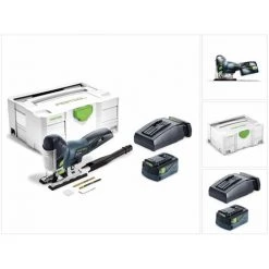 Festool PSC 420 Li 5,2 EBI-Plus CARVEX Scie Sauteuse Sans Fil 18 V + Systainer + 1 X Batterie 5,2 Ah + Chargeur ( 575683 )