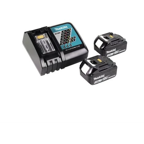 Makita DJR 183 RFJ 18V Li-ion Scie Recipro Sans Fil + Coffret Makpac + 2x Batteries 3,0 Ah + Chargeur 2 Makita DJR 183 RFJ 18V Li-ion Scie Recipro Sans Fil + Coffret Makpac + 2x Batteries 3,0 Ah + Chargeur – Image 2