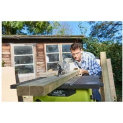 Pack RYOBI Scie Sur Table électrique 1800W 254mm RTS1800-G - Lame Carbure Pour Scie à Coupe D'onglets 254mm SB254T48A1 -Scie électrique portative Soldes 13070631 4