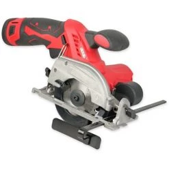 SOLDELA® Mini Scie Circulaire Sans Fil - Batterie Lithium 12V - Format Compact : 30X16cm