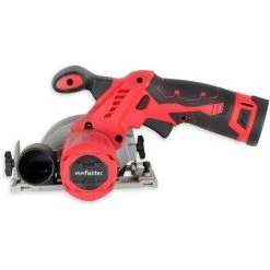 SOLDELA® Mini Scie Circulaire Sans Fil - Batterie Lithium 12V - Format Compact : 30X16cm -Scie électrique portative Soldes 13377015 5