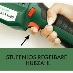 Gartenteile Scie à élaguer Sur Batterie AAS 1080, Sans Fil, Avec Batterie Lithium-ion 10,8 V (2,0 Ah), 80 Mm Profondeur De Coupe Maxi, Mandrin Rapide - Changement De Lames Sans Outillage, Livraison Avec 10 Lames 6 Gartenteile Scie à élaguer Sur Batterie AAS 1080, Sans Fil, Avec Batterie Lithium-ion 10,8 V (2,0 Ah), 80 Mm Profondeur De Coupe Maxi, Mandrin Rapide - Changement De Lames Sans Outillage, Livraison Avec 10 Lames -Scie électrique portative Soldes 14061265 2