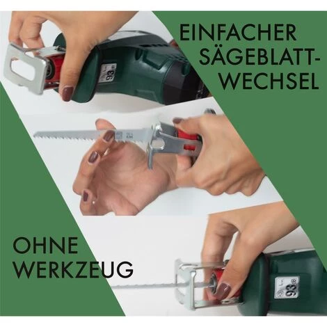 Gartenteile Scie à élaguer Sur Batterie AAS 1080, Sans Fil, Avec Batterie Lithium-ion 10,8 V (2,0 Ah), 80 Mm Profondeur De Coupe Maxi, Mandrin Rapide - Changement De Lames Sans Outillage, Livraison Avec 10 Lames 3 Gartenteile Scie à élaguer Sur Batterie AAS 1080, Sans Fil, Avec Batterie Lithium-ion 10,8 V (2,0 Ah), 80 Mm Profondeur De Coupe Maxi, Mandrin Rapide - Changement De Lames Sans Outillage, Livraison Avec 10 Lames – Image 3