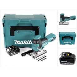 Makita DJV 181 T1J 18 V Li-ion Scie Sauteuse Sans Fil + 1x Batterie BL 1860 B 6,0 Ah - Sans Chargeur -Scie électrique portative Soldes 14672090 5