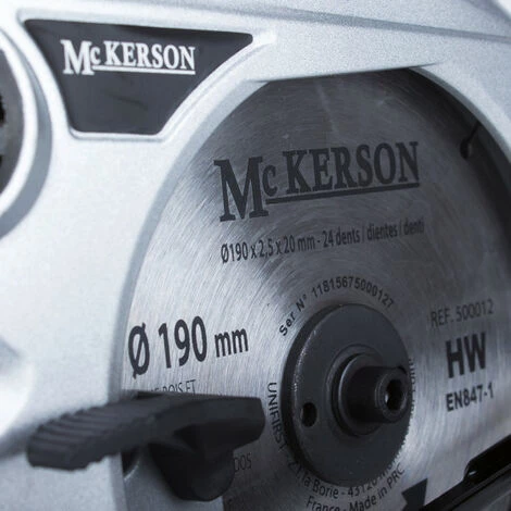 Scie Circulaire 1500W 190mm McKERSON 2 Scie Circulaire 1500W 190mm McKERSON – Image 2