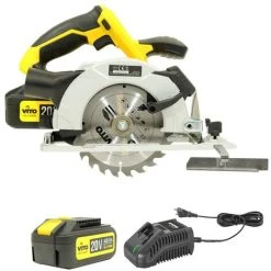 VITO PRO-POWER Scie Circulaire 20 V VITOPOWER + Batterie 4.0 Ah + Chargeur Rapide
