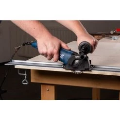 FERM CSM1043_S Scie Circulaire De Précision 500W - Avec 3 Lames Et 2 Guides Parallèles Inclus -Scie électrique portative Soldes 17794120 3