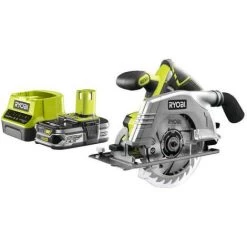 Pack RYOBI Scie Circulaire 18V OnePlus R18CS-0 - 1 Batterie 2.5Ah - 1 Chargeur Rapide RC18120-125