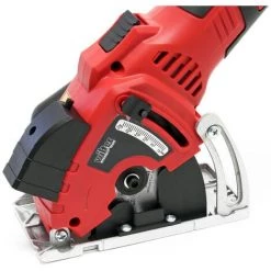 WILTEC Mini-scie Guidage Laser Lignes De Coupe Puissance 600W 3 Lames De Scie Pour Métal Bois Pierre -Scie électrique portative Soldes 18418856 3