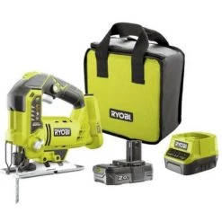Scie Sauteuse Pendulaire RYOBI 18V - 1 Batterie 2,0Ah - 1 Chargeur - R18JS-120S