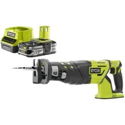 Pack RYOBI Scie Sabre Brushless 18V OnePlus R18RS7-0 - 1 Batterie 2.5Ah - 1 Chargeur Rapide RC18120-125