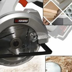 Scie Circulaire à Batterie 20V X-Performer XPCS20LI - Inclin. 0-45° - Lame: 136 Mm (24 Dents) + Batterie 4 Ah + Chargeur -Scie électrique portative Soldes 19306303 2