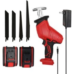 ASUPERMALL 42Vf Scies Alternatives Exterieur Scie Sauteuse Outils Portatifs Sans Fil A Commande Electrique Avec Batterie Rechargeable Au Lithium, Batterie 2Pcs -Scie électrique portative Soldes 20007674 3