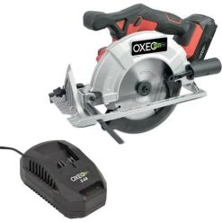 OXEO Scie Circulaire Sans Fil 18V Easy Full - Avec Batterie Et Chargeur Rapide