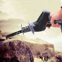 ASUPERMALL Electrique Sans Fil 36Vf Scie Alternative Li-Ion Chargeur Rapide Scie Alternative Pour Bois En Metal De Coupe A Vitesse Variable Et Sans Outil Lame Change 21V Taux De Tension 1 Batterie -Scie électrique portative Soldes 20277230 5