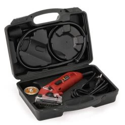 ASUPERMALL 400W Multifonctions Mini Electrique Scie Circulaire Kit Coupe Machine Set Bricolage Lames Guide Ruler Travail Du Bois Outil -Scie électrique portative Soldes 20277511 4