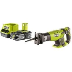 Pack RYOBI Scie Sabre18V OnePlus RRS1801M - 1 Batterie 2.5Ah - 1 Chargeur Rapide RC18120-125
