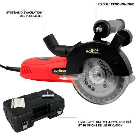 RONDY Scie Circulaire Double Lame Multi-matériaux 125 Mm 2 RONDY Scie Circulaire Double Lame Multi-matériaux 125 Mm – Image 2