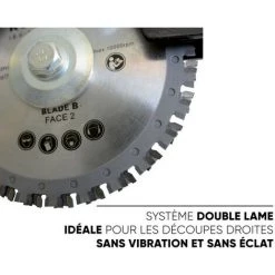 RONDY Scie Circulaire Double Lame Multi-matériaux 125 Mm 8 RONDY Scie Circulaire Double Lame Multi-matériaux 125 Mm -Scie électrique portative Soldes 2118469 4