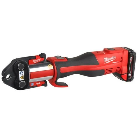 .MILWAUKEE. Pince à Sertir FUEL 18V, 2Ah + 3 Mâchoires Profile TH (16/20/32 Mm) | M18 BLHPT202C TH-SET - 4933451135 - Milwaukee 1 .MILWAUKEE. Pince à Sertir FUEL 18V, 2Ah + 3 Mâchoires Profile TH (16/20/32 Mm) | M18 BLHPT202C TH-SET - 4933451135 - Milwaukee