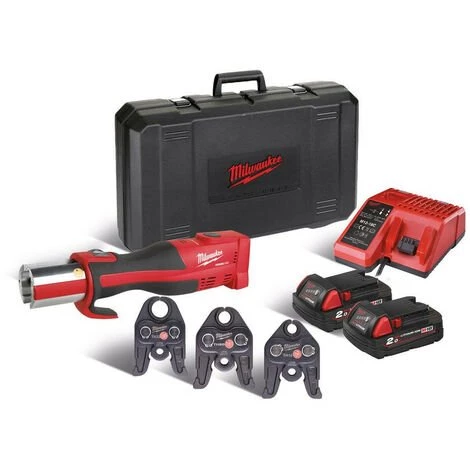 .MILWAUKEE. Pince à Sertir FUEL 18V, 2Ah + 3 Mâchoires Profile TH (16/20/32 Mm) | M18 BLHPT202C TH-SET - 4933451135 - Milwaukee 2 .MILWAUKEE. Pince à Sertir FUEL 18V, 2Ah + 3 Mâchoires Profile TH (16/20/32 Mm) | M18 BLHPT202C TH-SET - 4933451135 - Milwaukee – Image 2