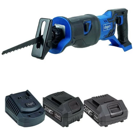 Pack SCHEPPACH Scie Sabre Sans Fil 20V CRS450-20ProS - 1 Batterie 4.0Ah - 1 Batterie 2.0Ah - 1 Chargeur Rapide 1 Pack SCHEPPACH Scie Sabre Sans Fil 20V CRS450-20ProS - 1 Batterie 4.0Ah - 1 Batterie 2.0Ah - 1 Chargeur Rapide