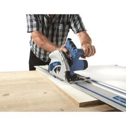 SCIE CIRCULAIRE PLONGEANTE SCHEPPACH PL55 AVEC 2 X 700 MM RAIL + SERRE-JOINTS -Scie électrique portative Soldes 22715845 4