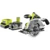 Pack RYOBI Scie Circulaire 18V OnePlus R18CS-0 - 1 Batterie 5.0Ah - 1 Chargeur Rapide 2.0Ah RC18120-150