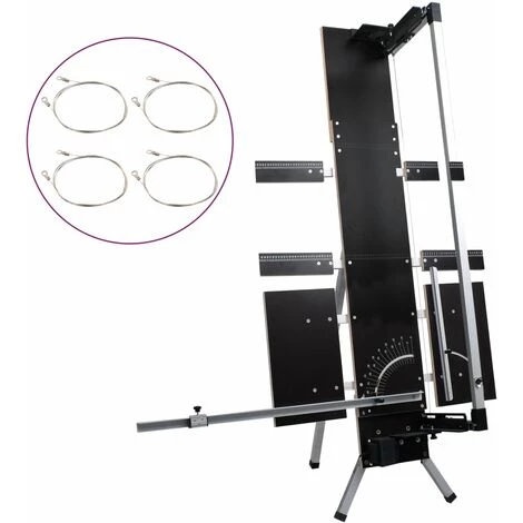 YOUTHUP Coupe-mousse Avec Pieds En Aluminium 200 W - Noir 1 YOUTHUP Coupe-mousse Avec Pieds En Aluminium 200 W - Noir