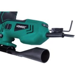 VONROC Scie Sauteuse 550W Avec Poignée Ergonomique Canon. 1 Lame De Scie Incluse – Récupération De Poussière – 4 Positions Pendulaires 6 VONROC Scie Sauteuse 550W Avec Poignée Ergonomique Canon. 1 Lame De Scie Incluse – Récupération De Poussière – 4 Positions Pendulaires -Scie électrique portative Soldes 23345330 3