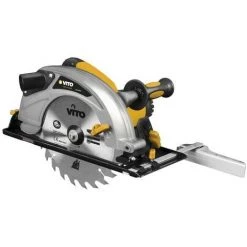 VITO PRO-POWER Scie Circulaire 2100W VITO- Disque 235 Mm - Corps Aluminium - Découpe 45° - 80mm épaisseur