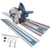 SCIE CIRCULAIRE PLONGEANTE SCHEPPACH PL55 + 2800 MM RAIL DE GUIDAGE + KIT