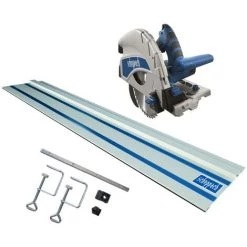 SCIE CIRCULAIRE PLONGEANTE RAIL DE GUIDAGE 1400MM ET ACCESSOIRES SCHEPPACH PL75