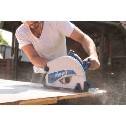 SCIE CIRCULAIRE PLONGEANTE RAIL DE GUIDAGE 1400MM ET ACCESSOIRES SCHEPPACH PL75 -Scie électrique portative Soldes 24513381 4