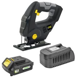 FARTOOLS Scie Sauteuse Sans Fil KIT XF-JIG - 18 V 1,5 Ah Avec Chargeur