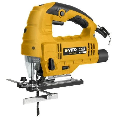 VITO PRO-POWER Scie Sauteuse LASER LED 750W VITOPropower + 5 Lames BOIS 9 Vitesses Guidage 45° Protection Lame 2 VITO PRO-POWER Scie Sauteuse LASER LED 750W VITOPropower + 5 Lames BOIS 9 Vitesses Guidage 45° Protection Lame – Image 2