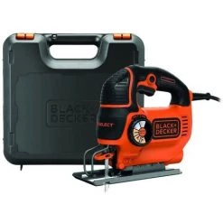 BLACK & DECKER BLACK+DECKER KS801SEK Scie Sauteuse AUTOSELECT 550W Pendulaire + Coffet & Lame
