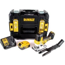 DeWalt DCS 335 P1 Scie Sauteuse Sans Fil 18V + 1x Batterie 5,0 Ah + Chargeur + Coffret TSTAK