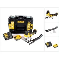 DeWalt DCS 335 P1 Scie Sauteuse Sans Fil 18V + 1x Batterie 5,0 Ah + Chargeur + Coffret TSTAK -Scie électrique portative Soldes 25570047 5