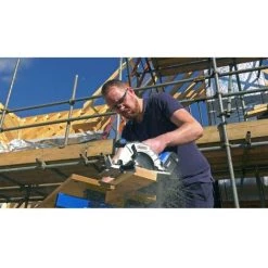 Draper Tools Scie Circulaire Sans Balais Avec 1 Batterie 3Ah D20 20V -Scie électrique portative Soldes 25964795 5